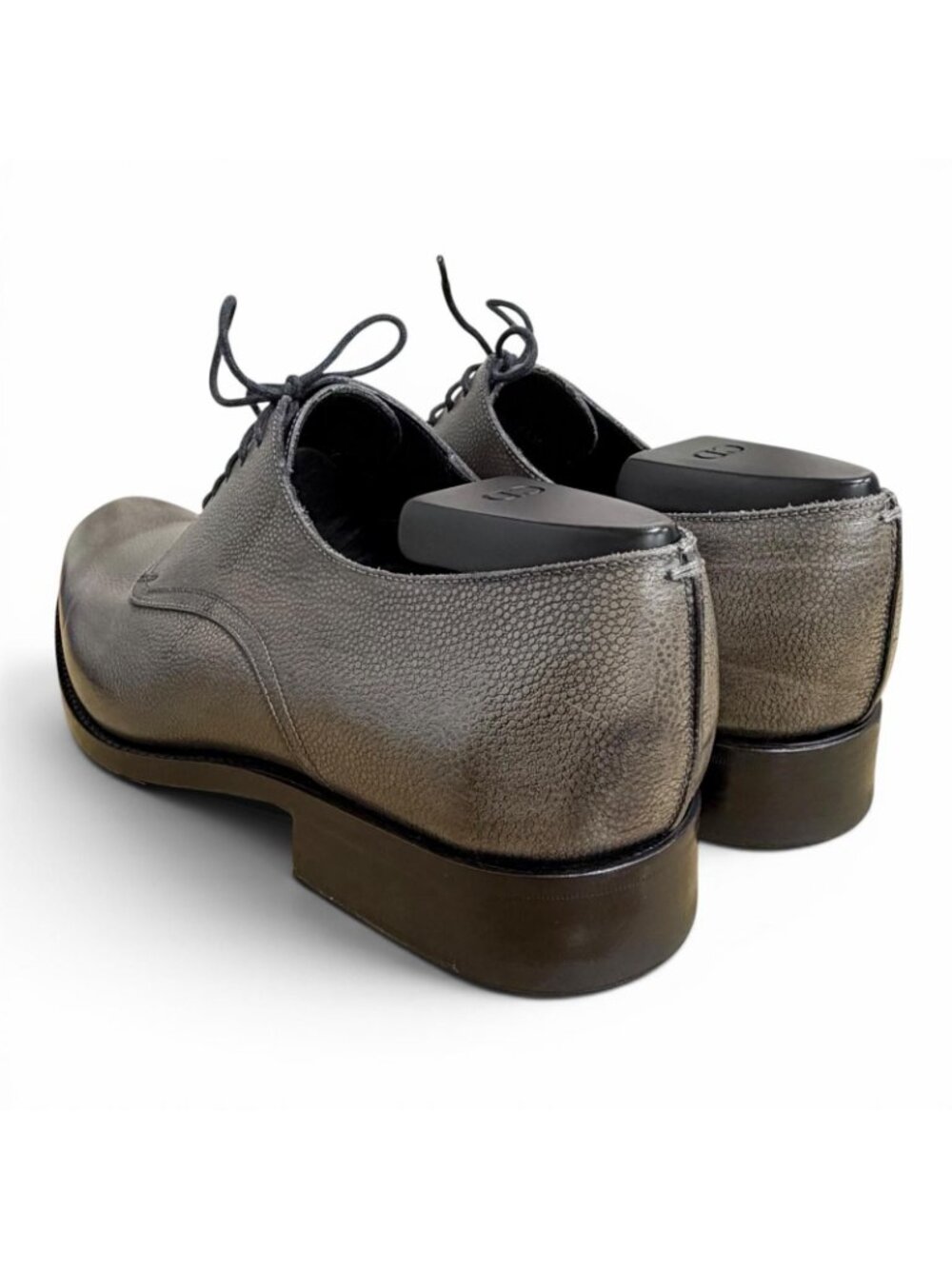 Dior Homme Lace Up Leather Shoes Business Gray - Picture 5 of 11